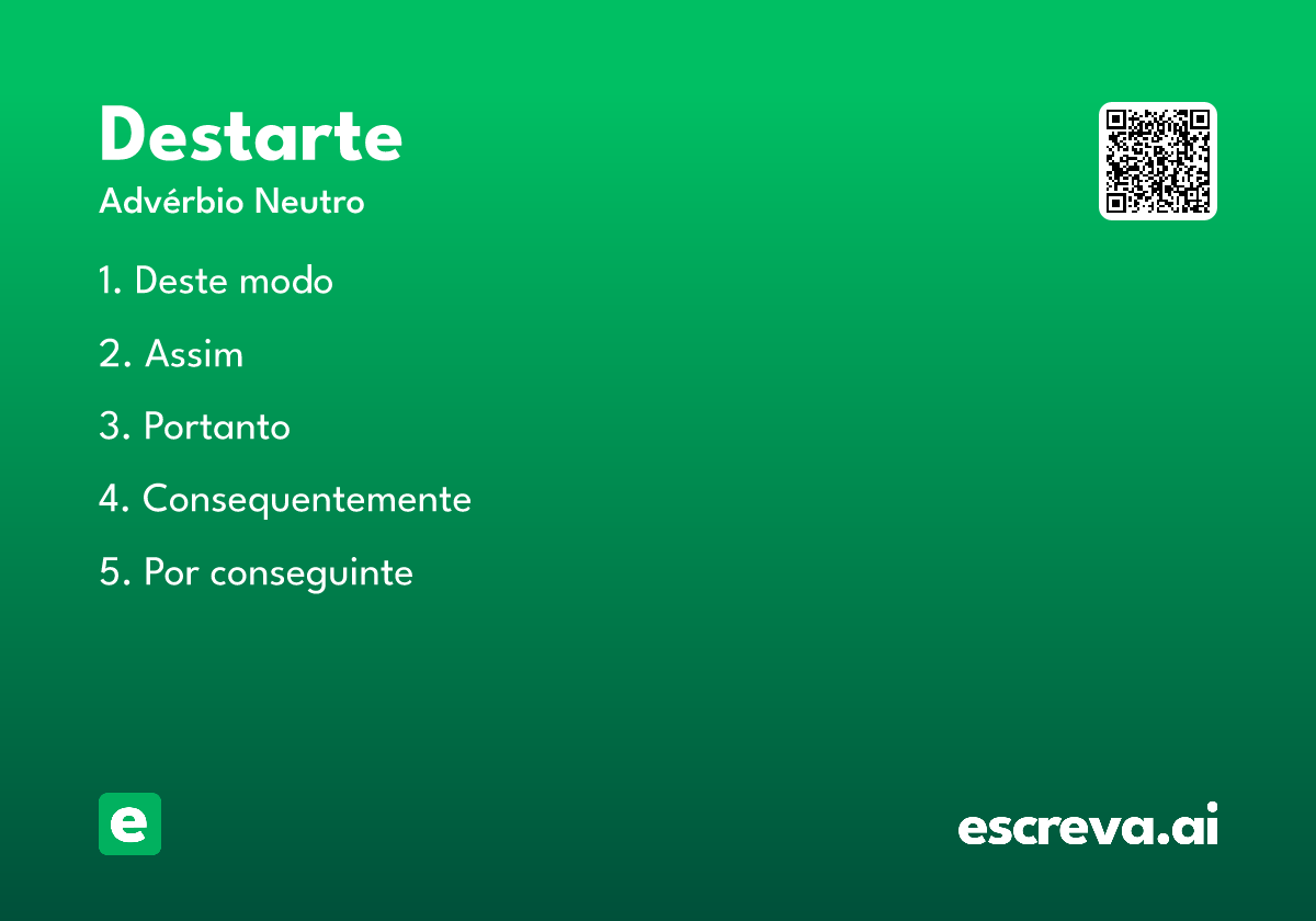 destarte