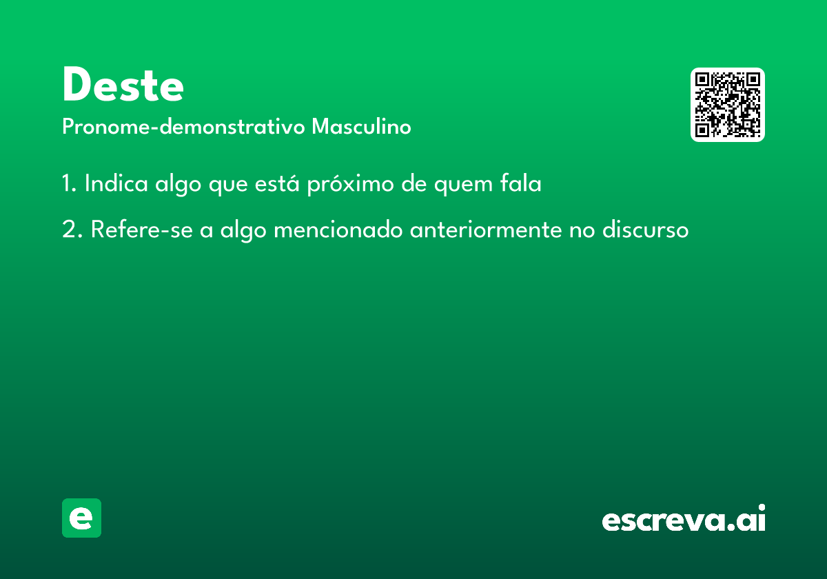 deste