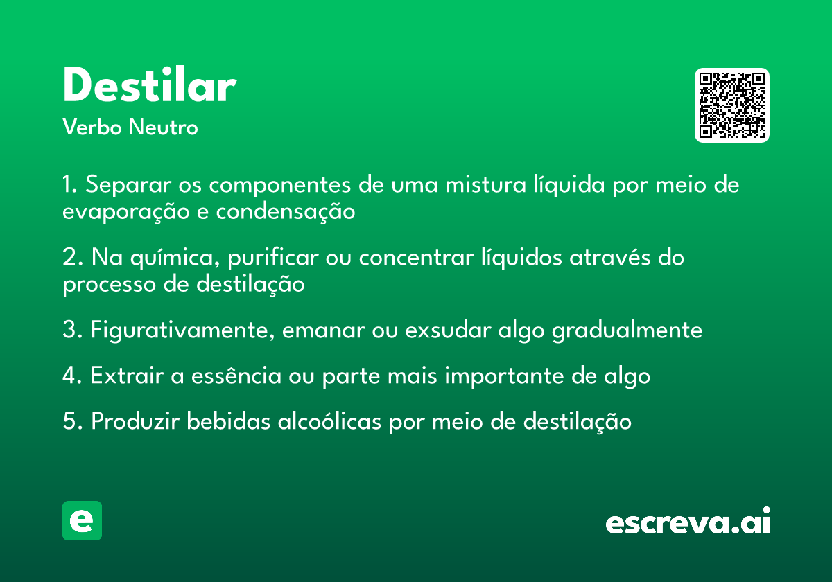 destilar