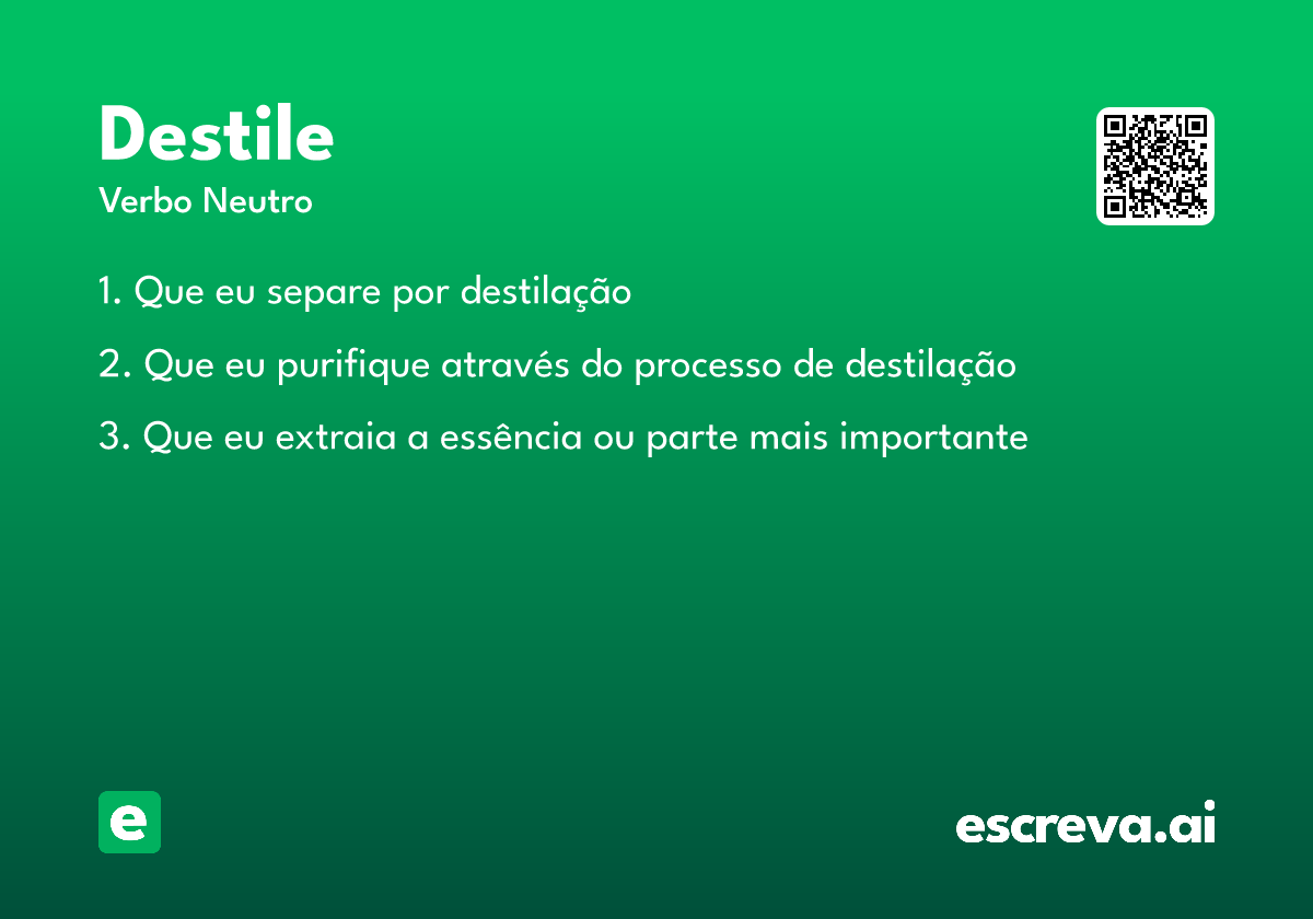 destile