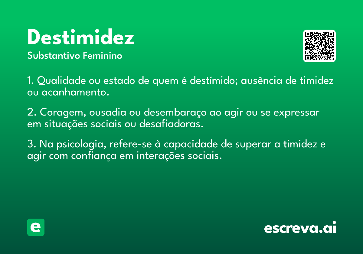 destimidez