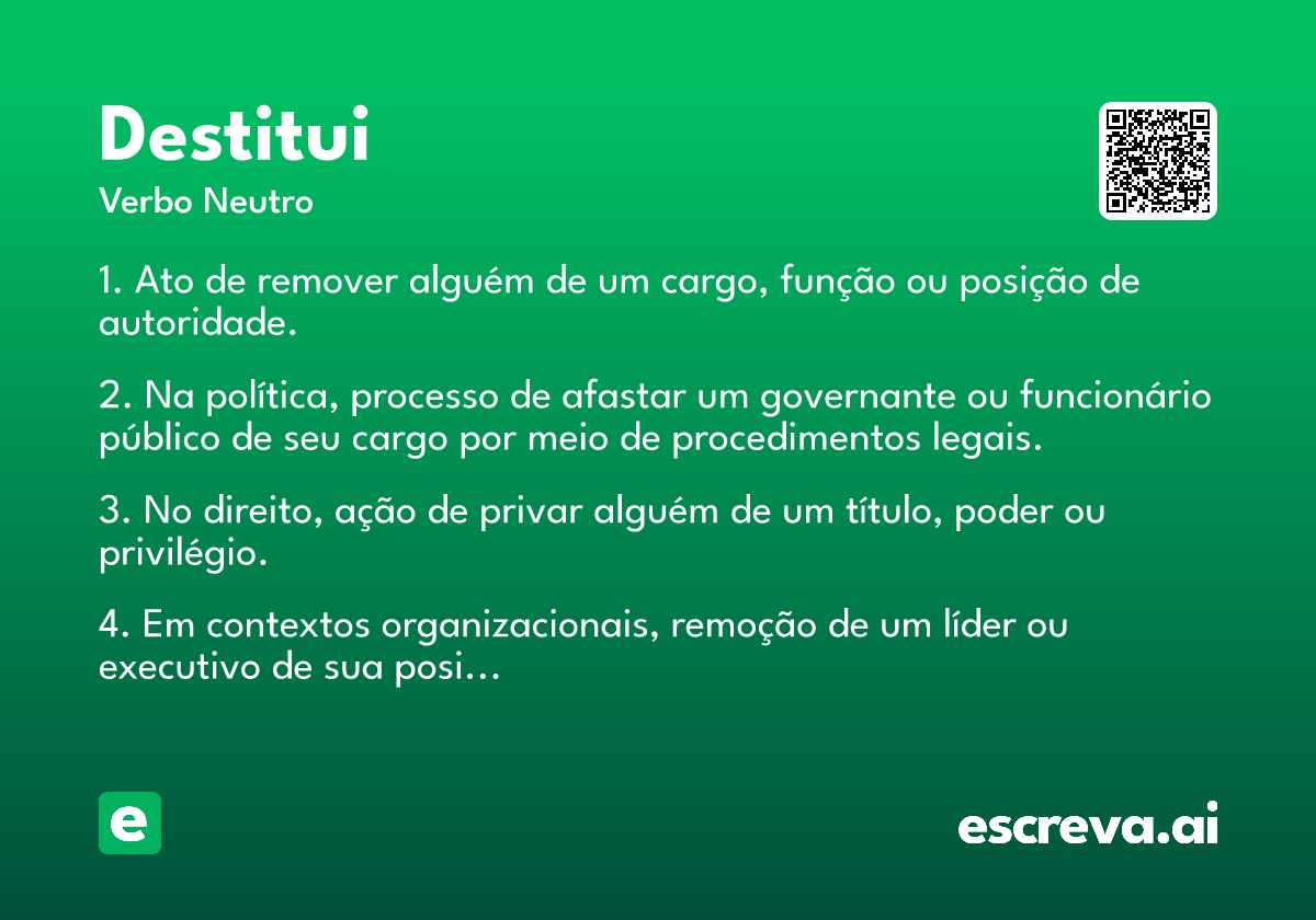 destitui