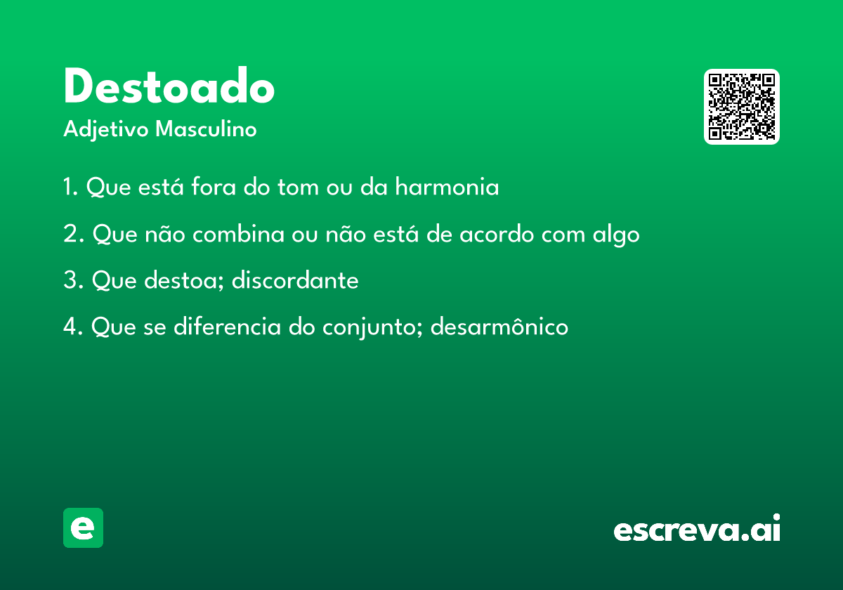 destoado