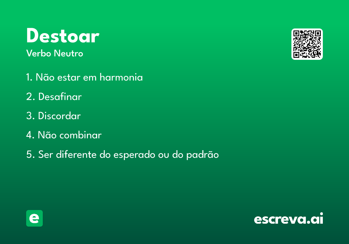 destoar
