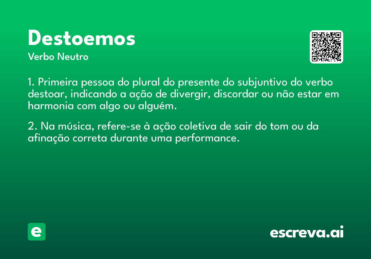 destoemos