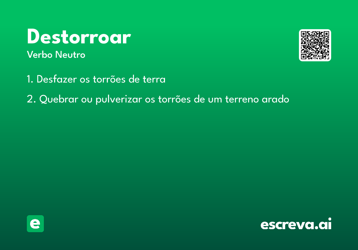destorroar