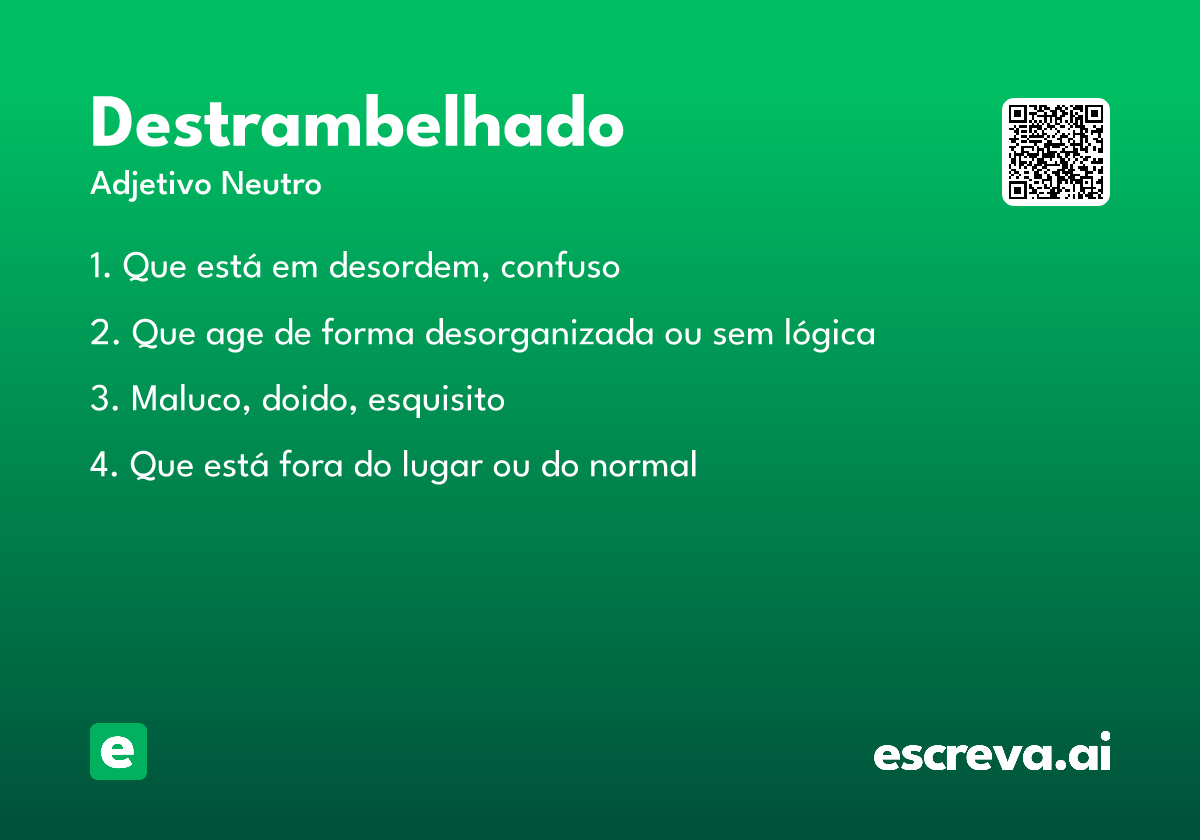 destrambelhado