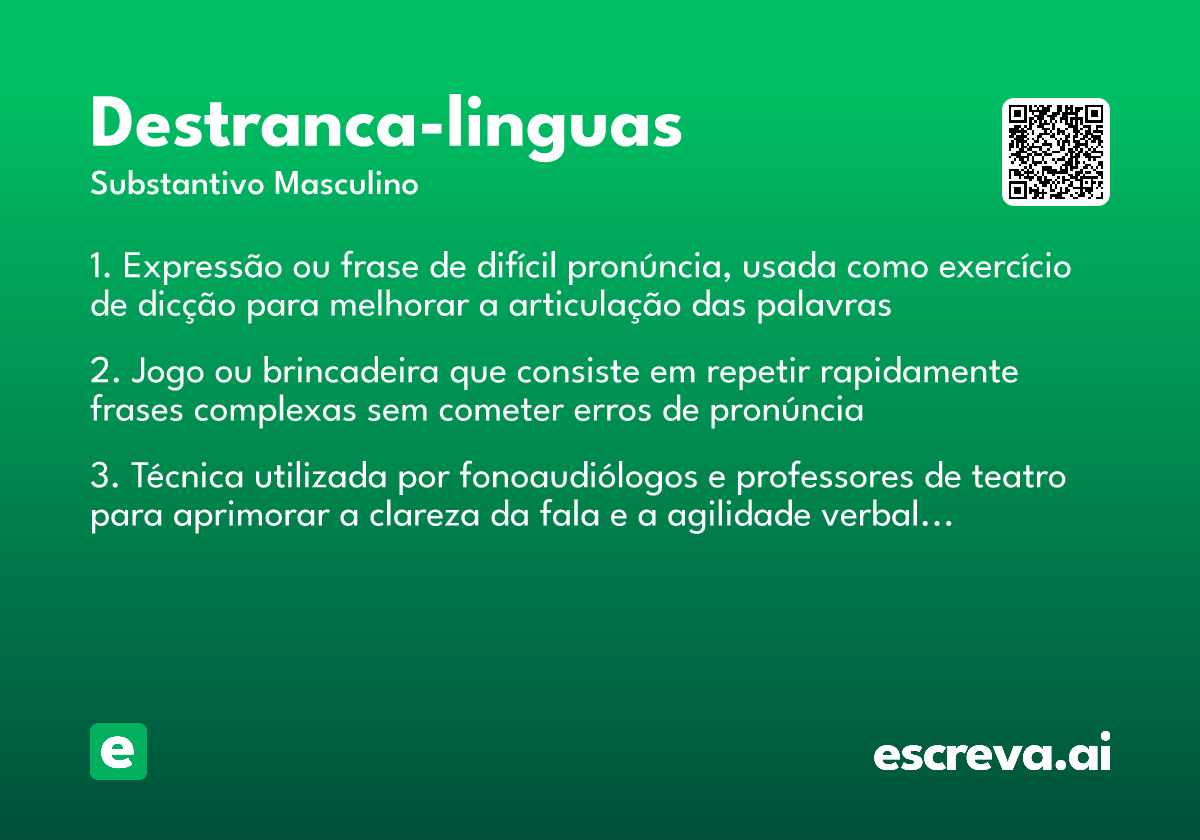 destranca-linguas