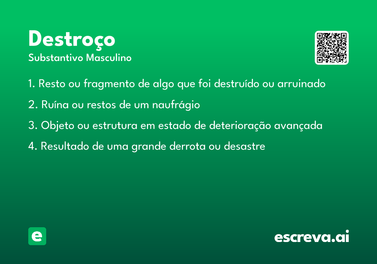 destroço