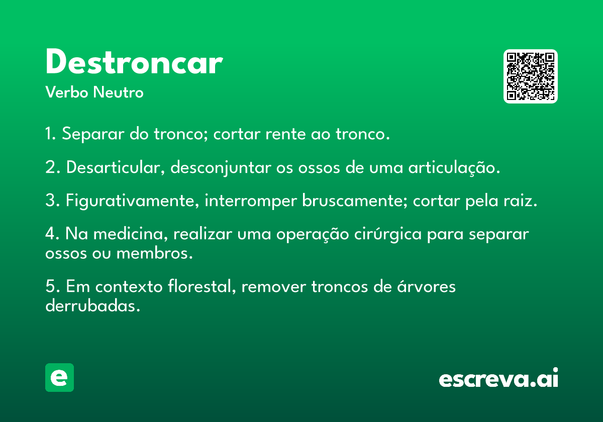 destroncar