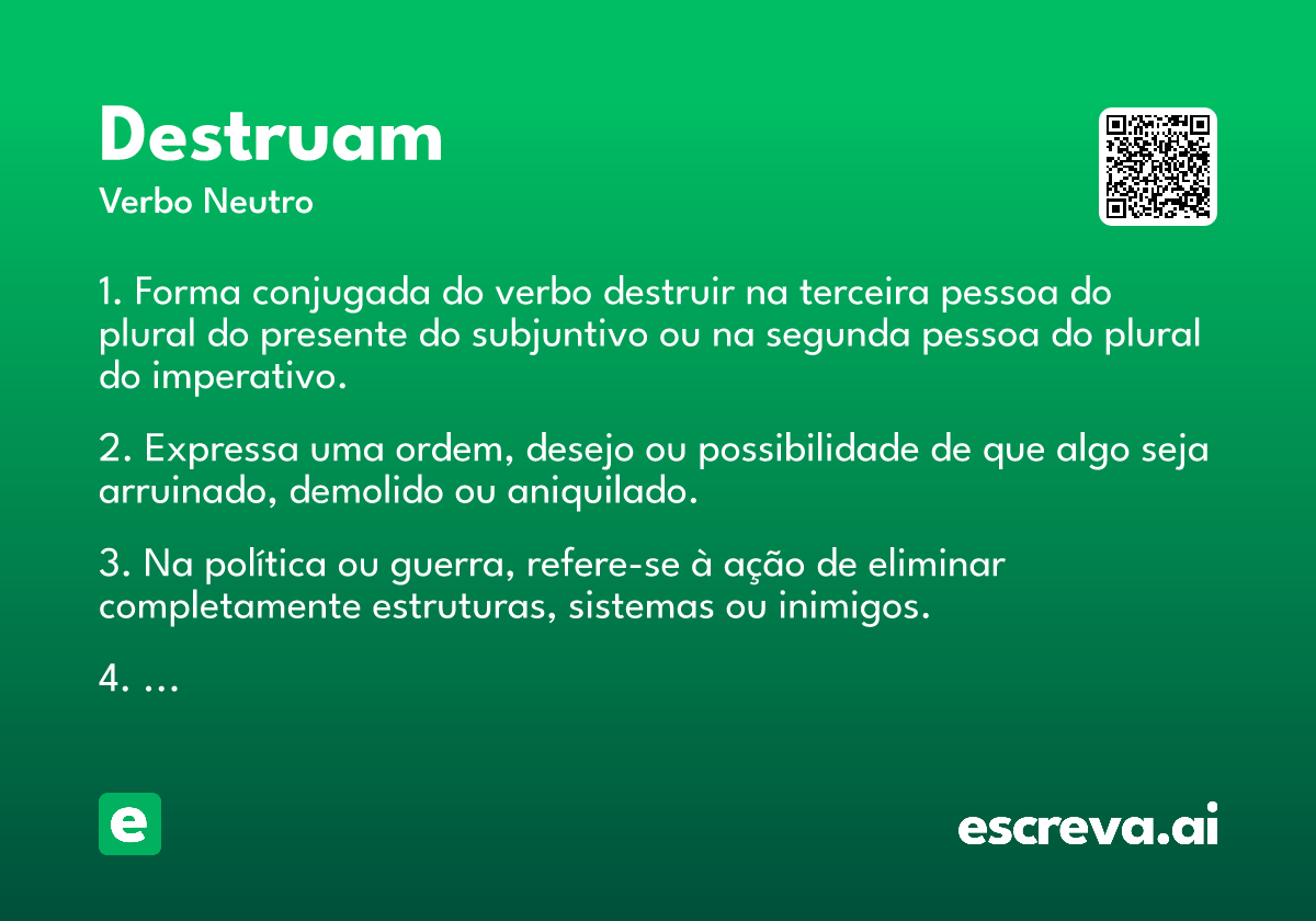 destruam