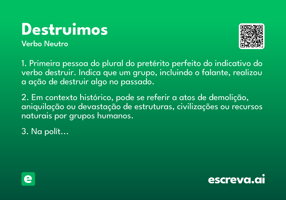 destruimos