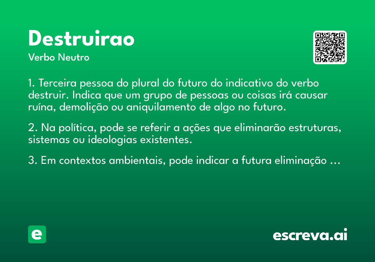 destruirao