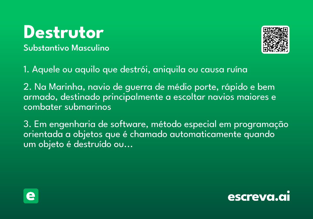 destrutor