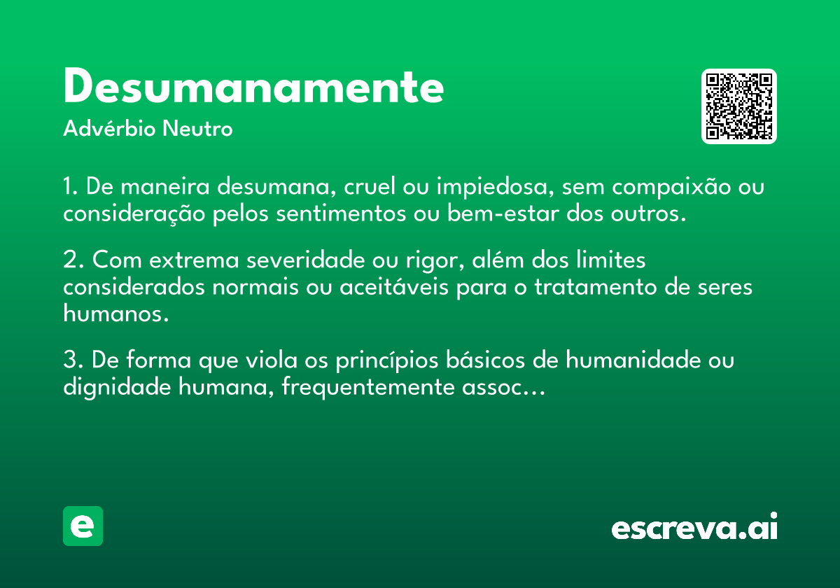 desumanamente