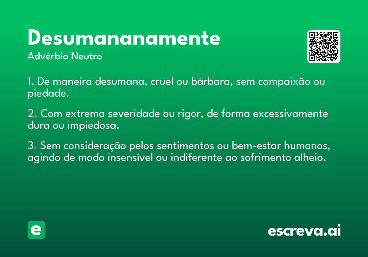 desumananamente
