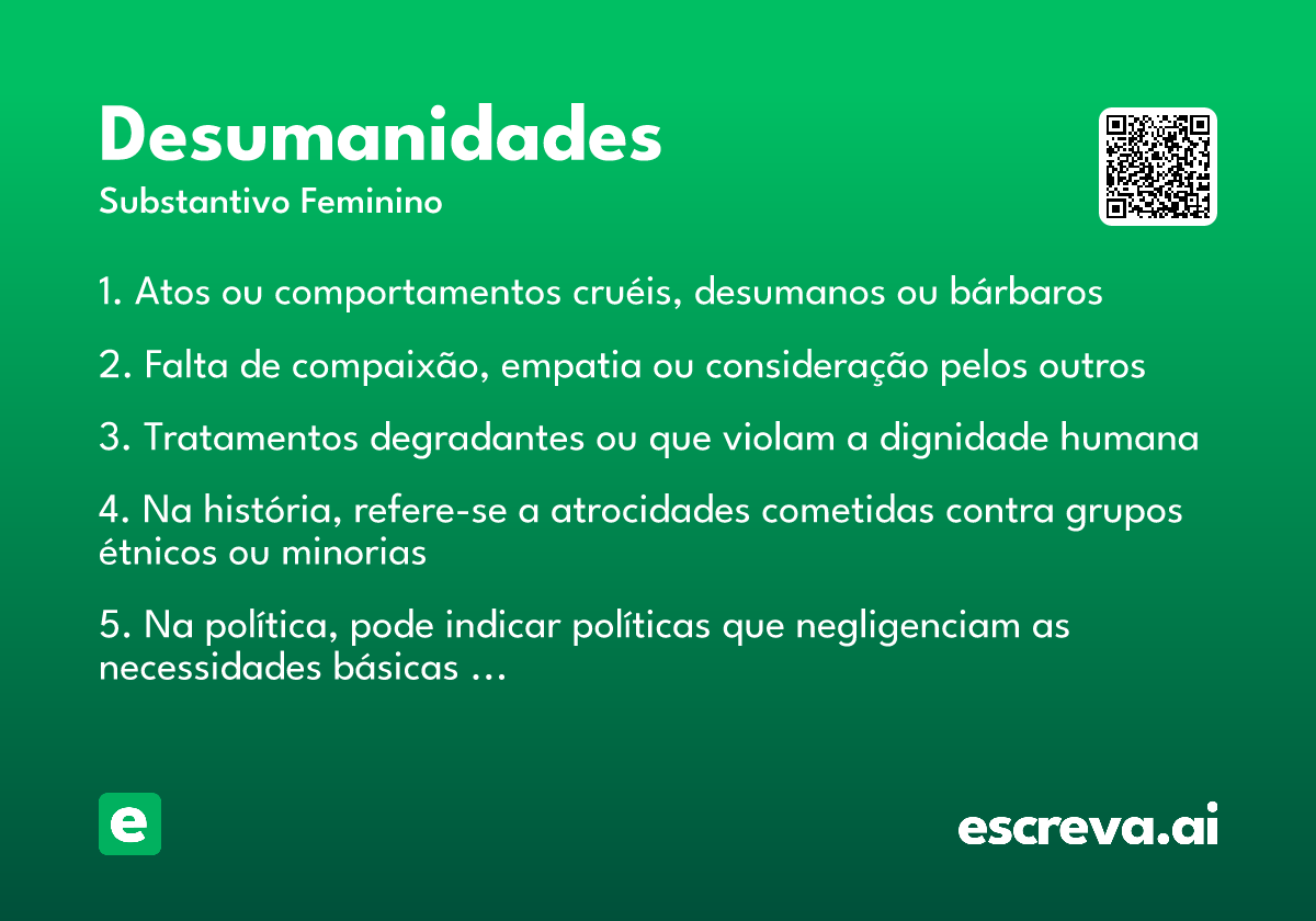 desumanidades
