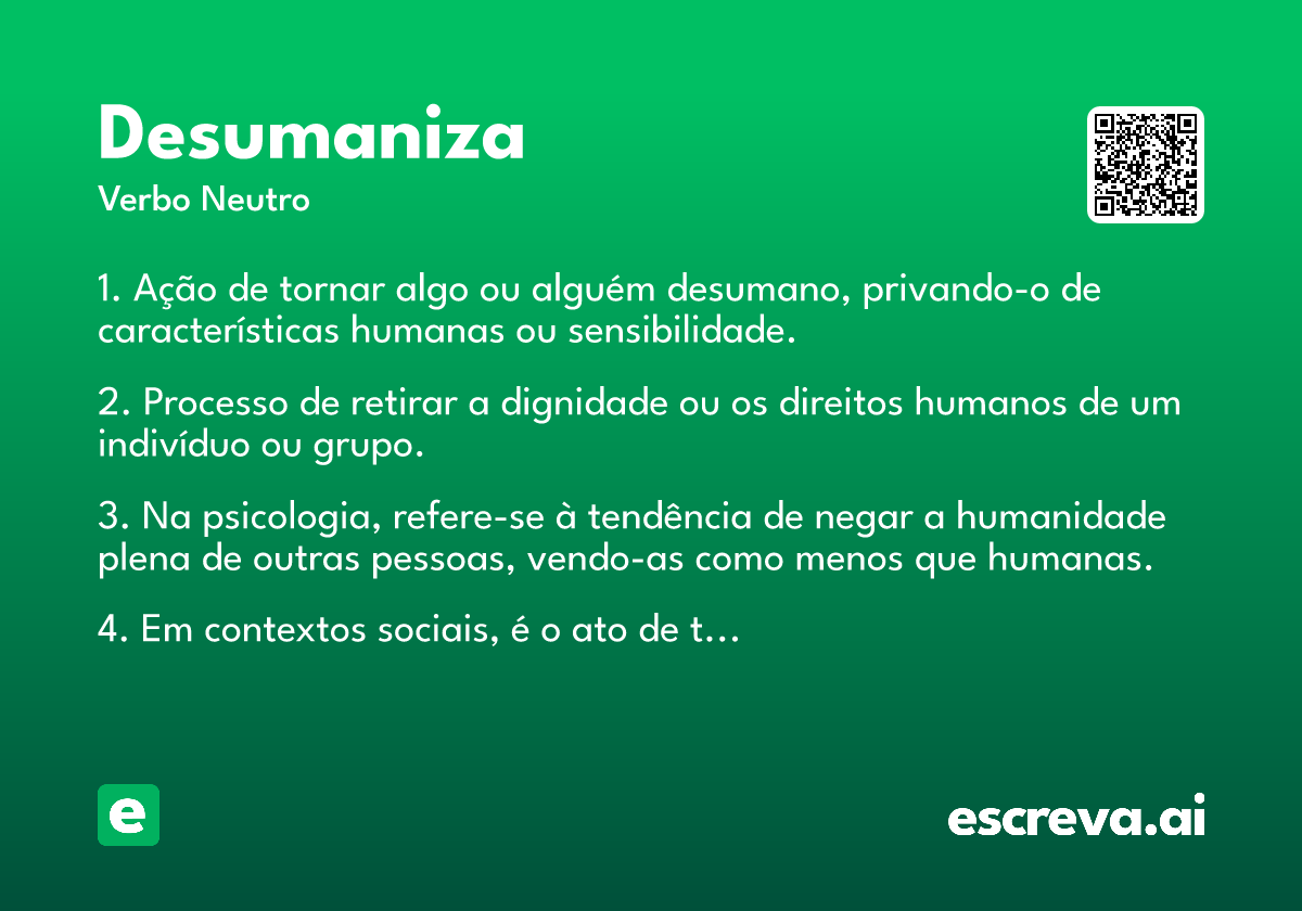 desumaniza