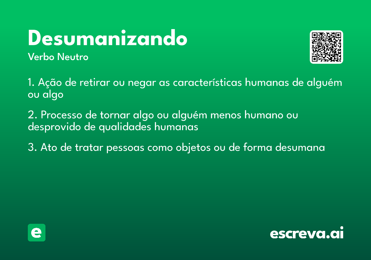 desumanizando