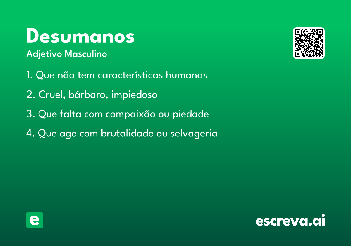 desumanos