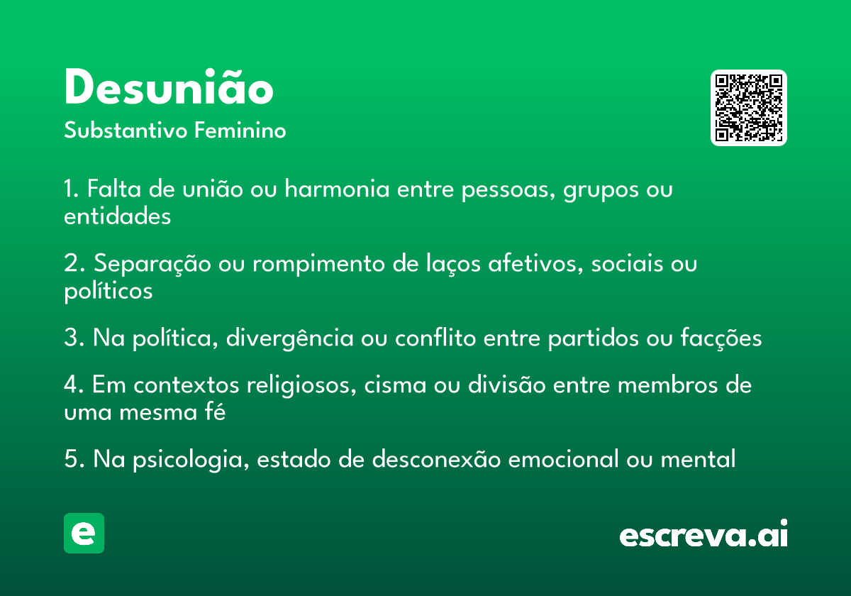desunião