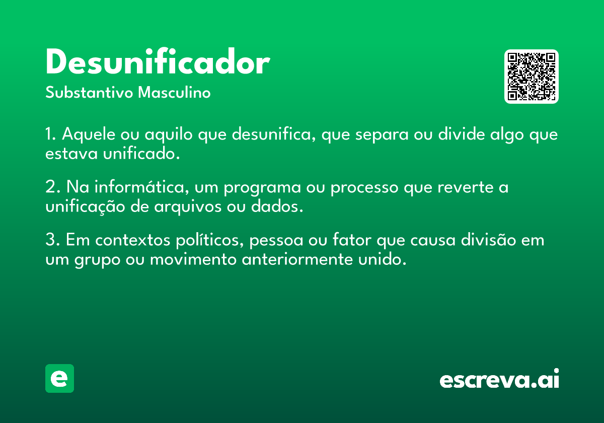 desunificador