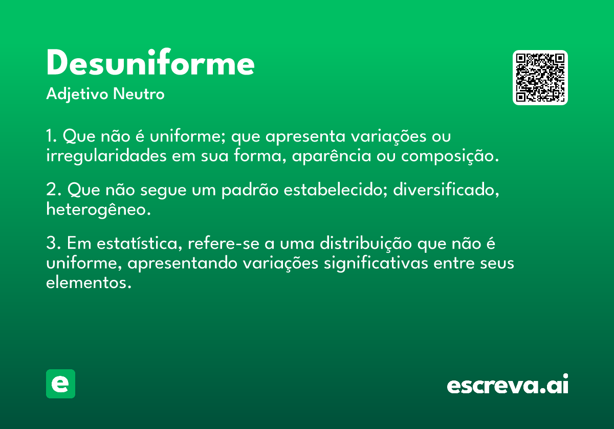 desuniforme