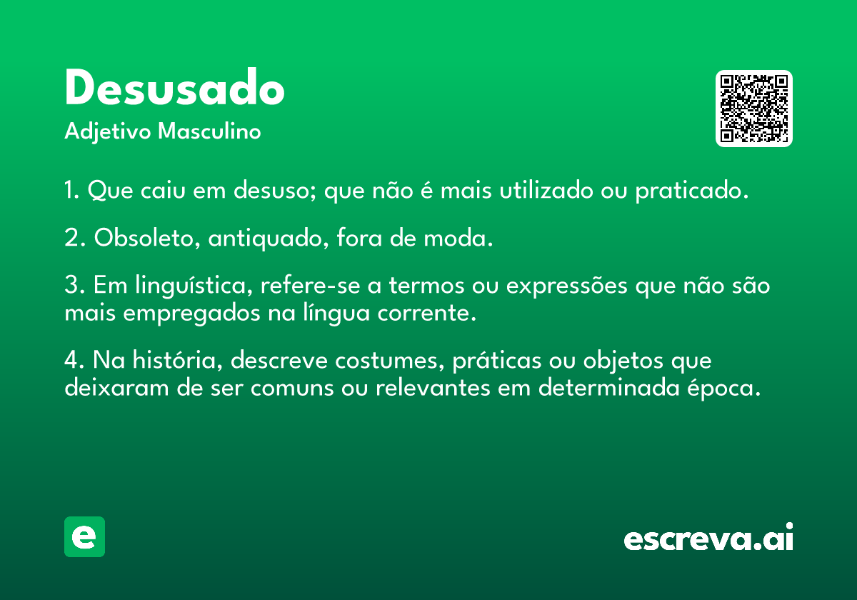 desusado