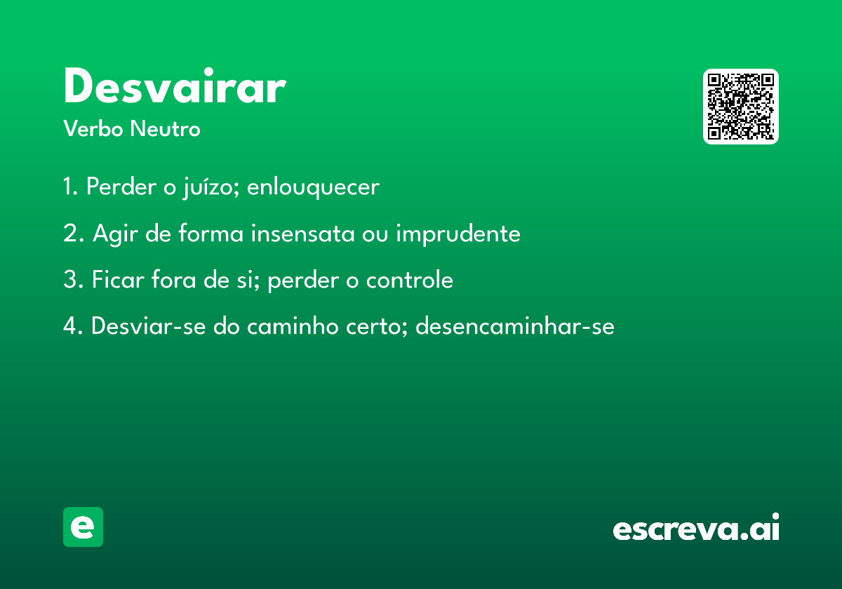 desvairar