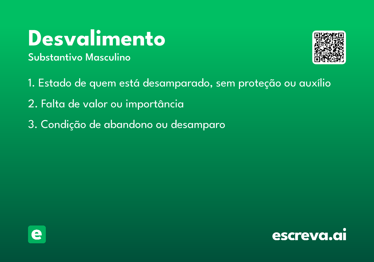 desvalimento