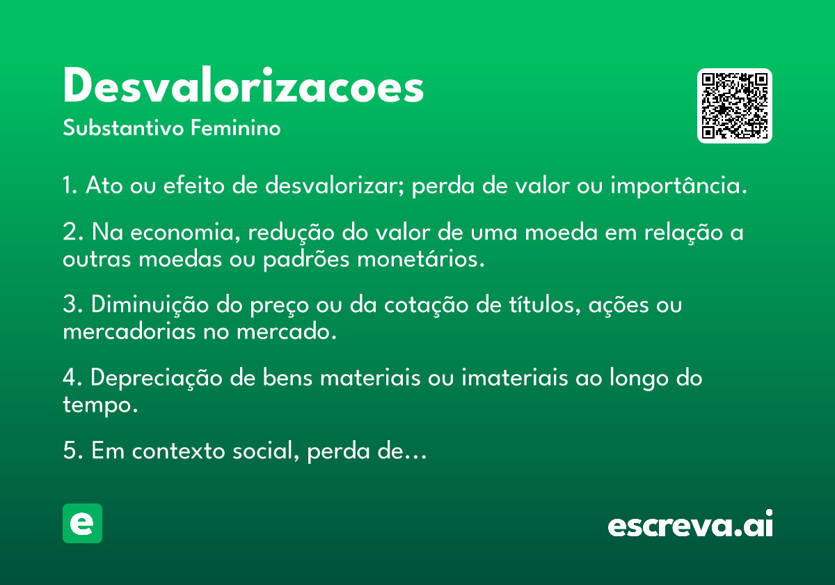 desvalorizacoes