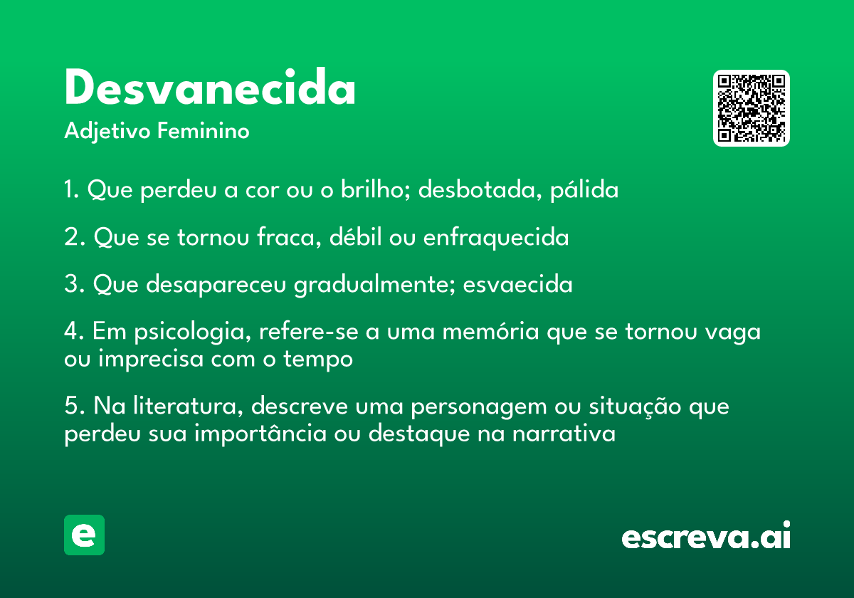 desvanecida