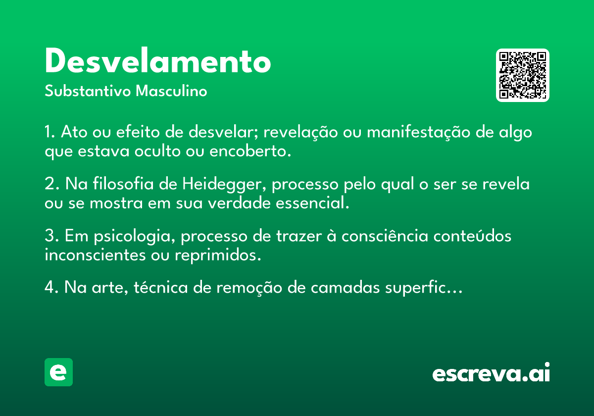 desvelamento