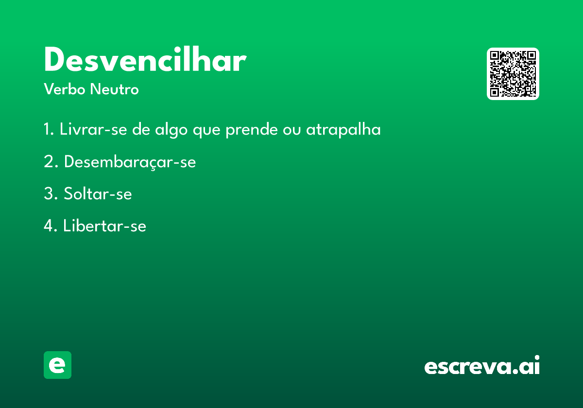 desvencilhar