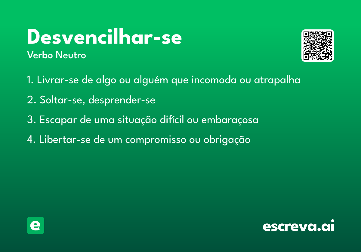 desvencilhar-se