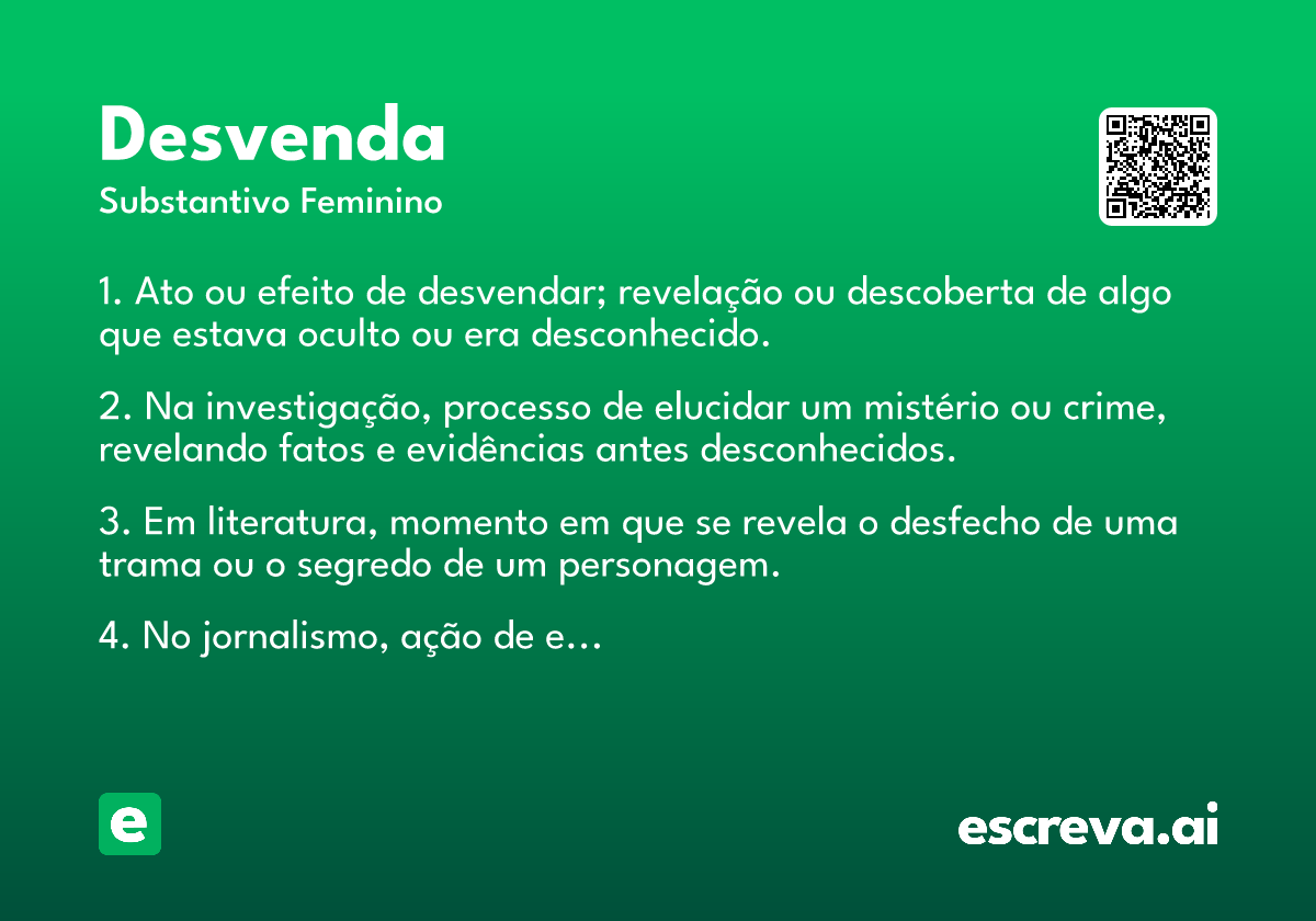 desvenda