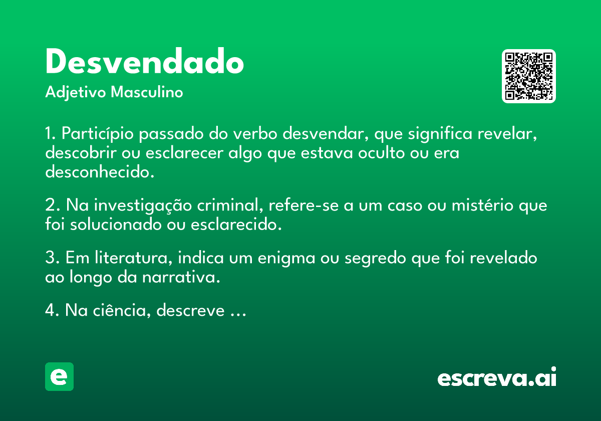 desvendado