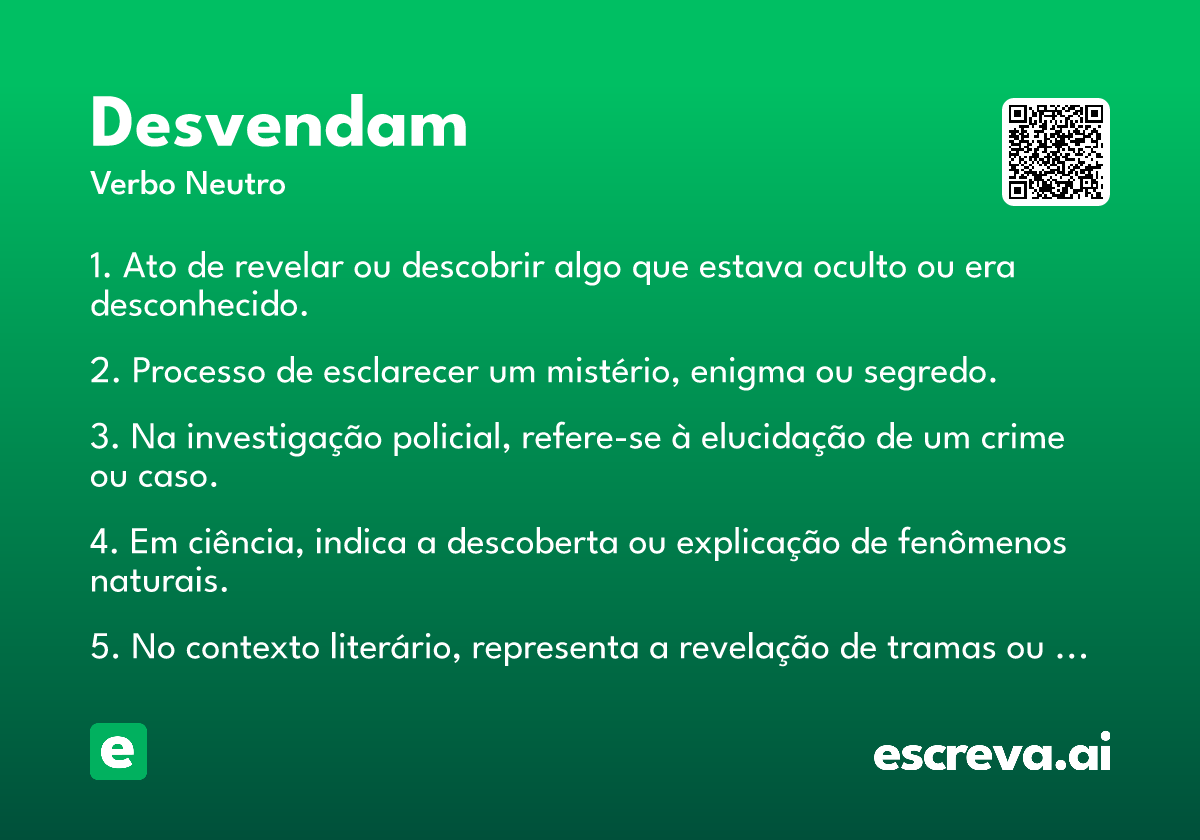 desvendam