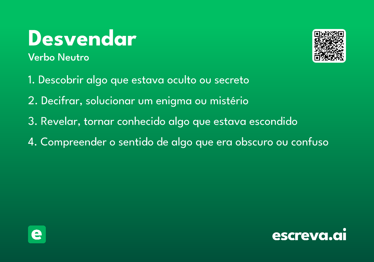 desvendar