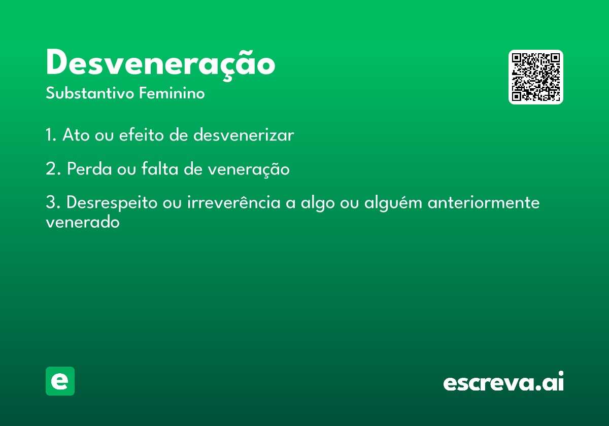 desveneração