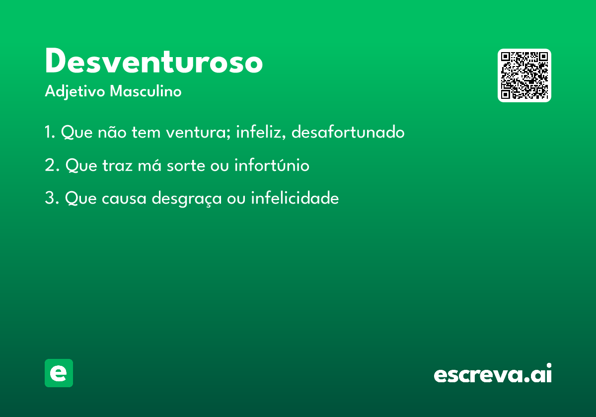 desventuroso