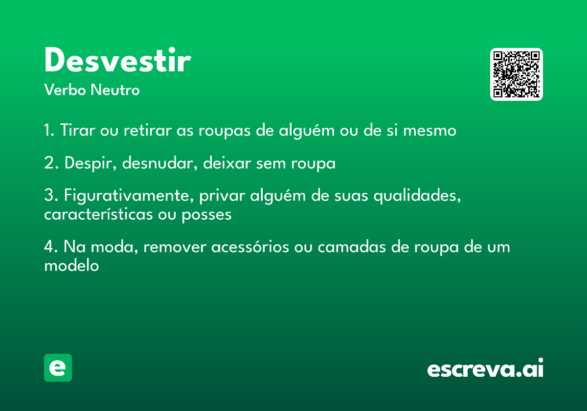 desvestir