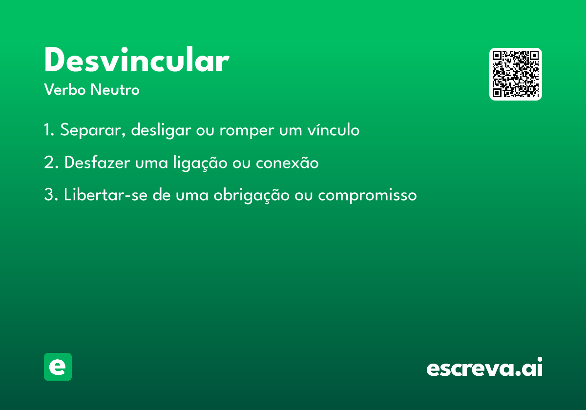 desvincular