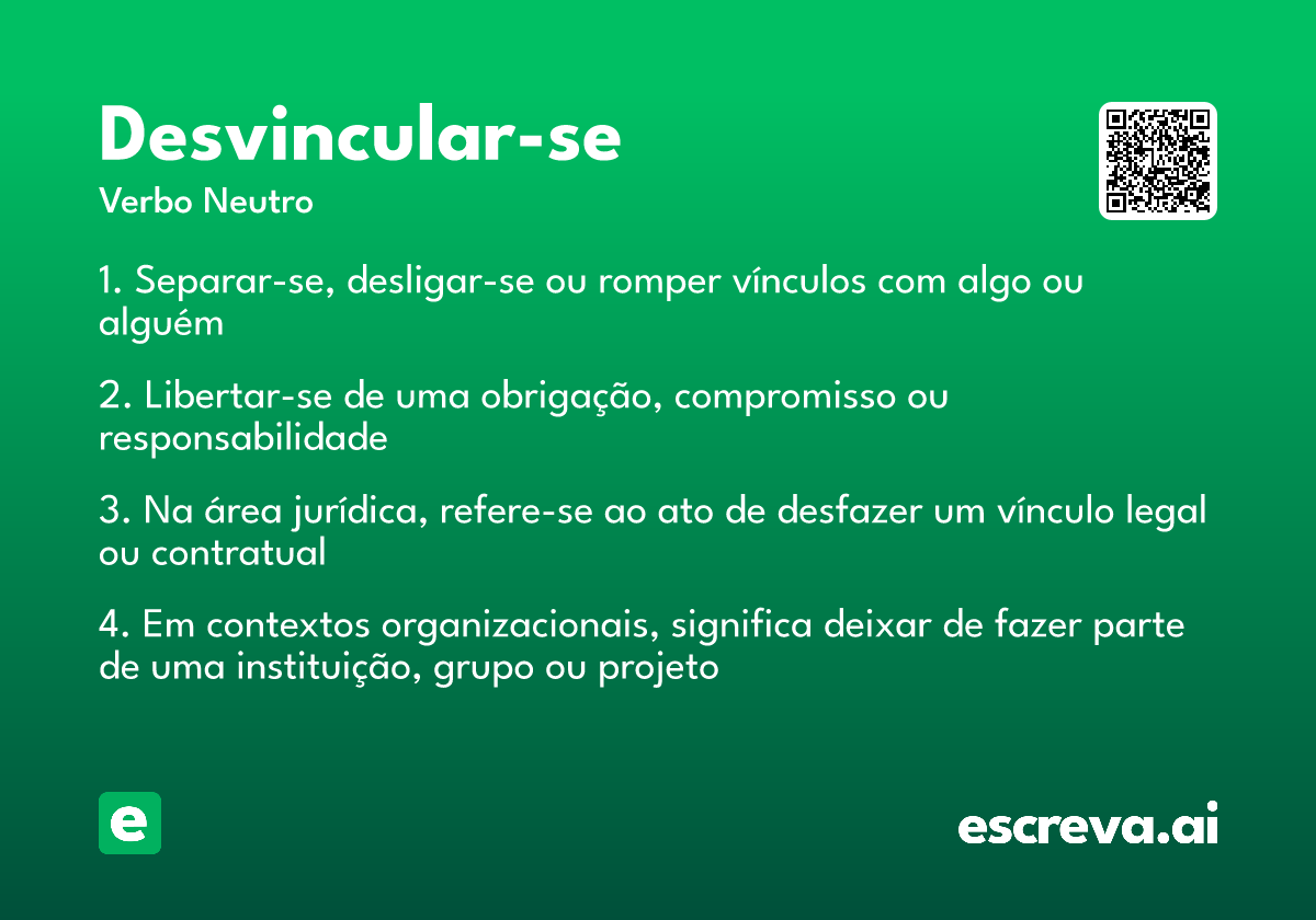 desvincular-se