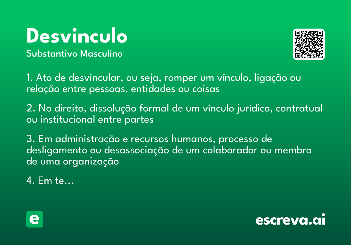 desvinculo