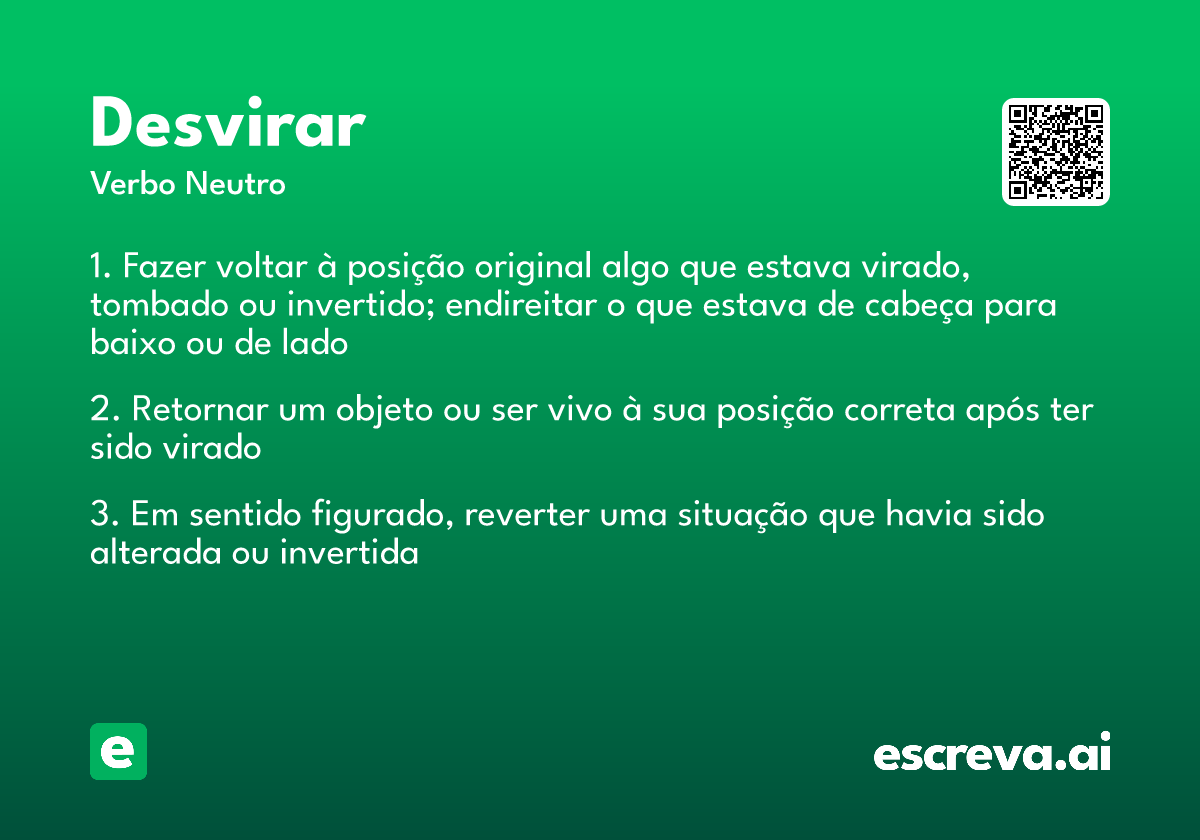 desvirar