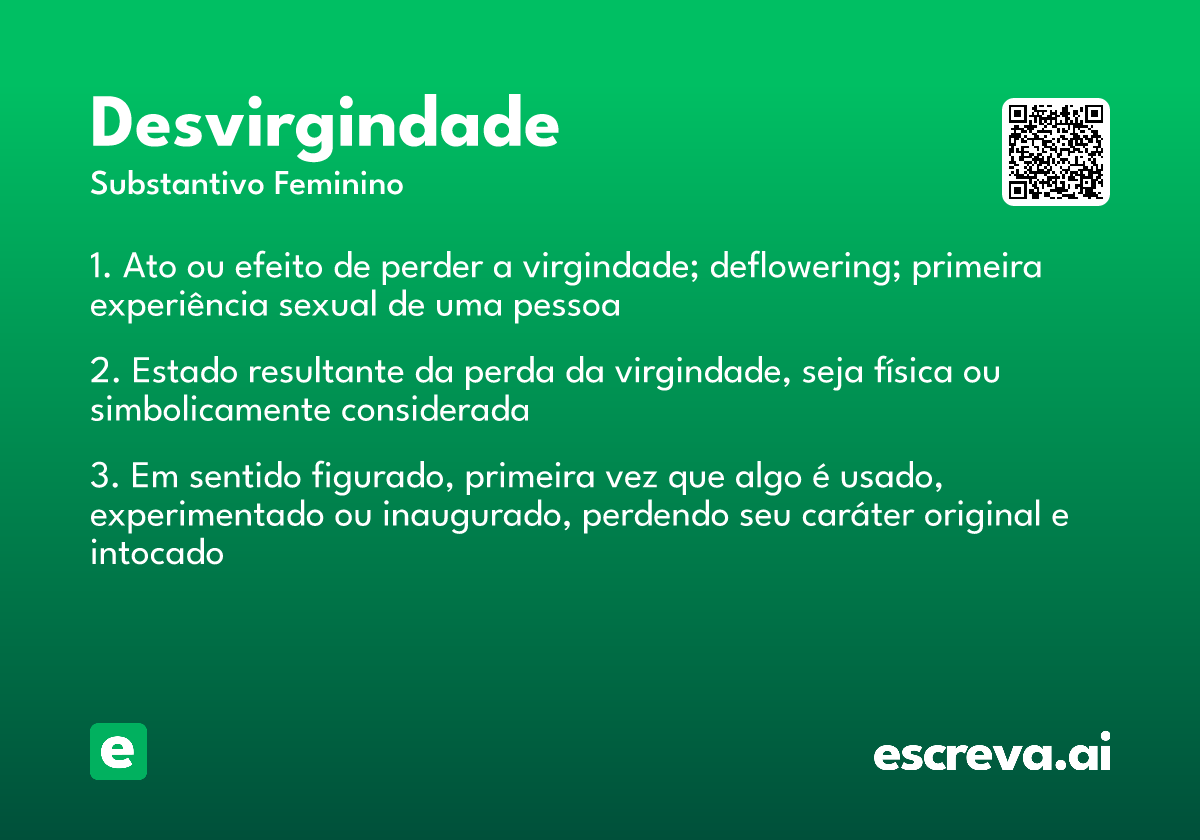 desvirgindade