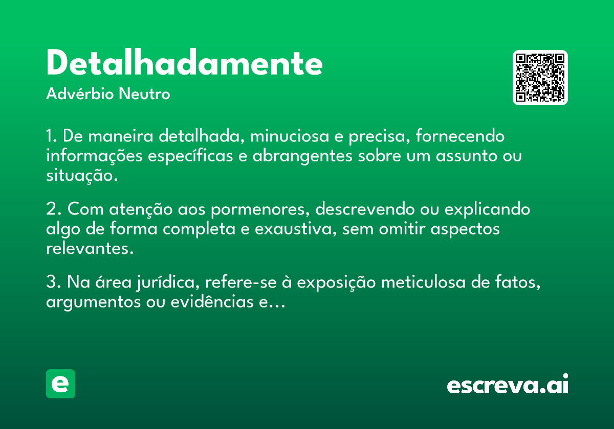 detalhadamente