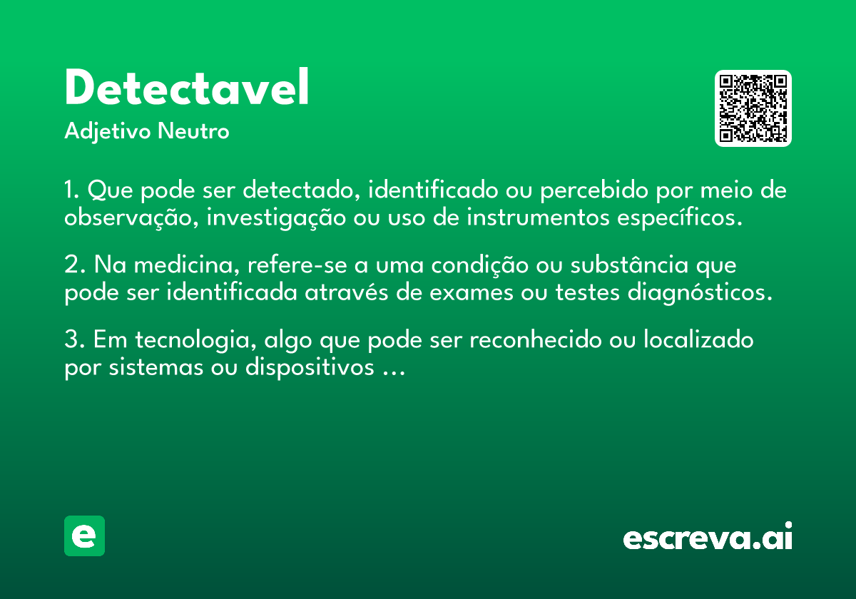 detectavel