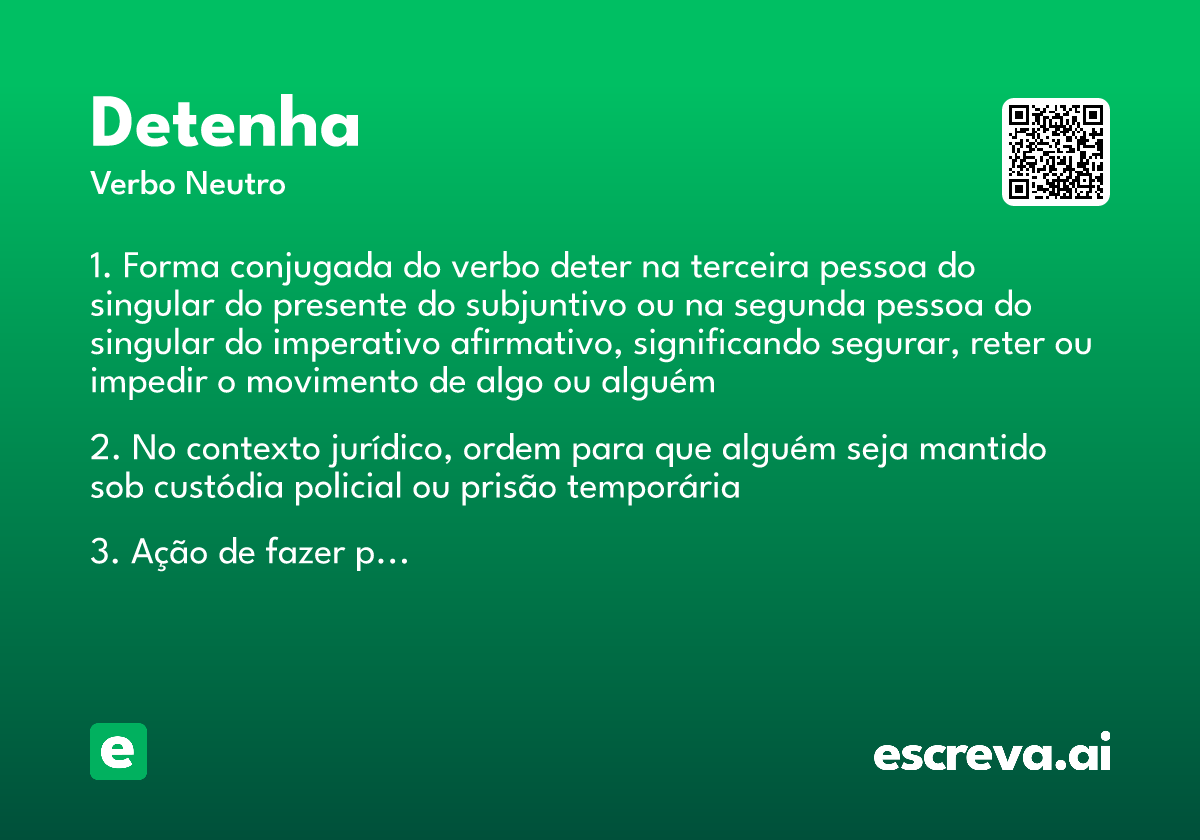 detenha